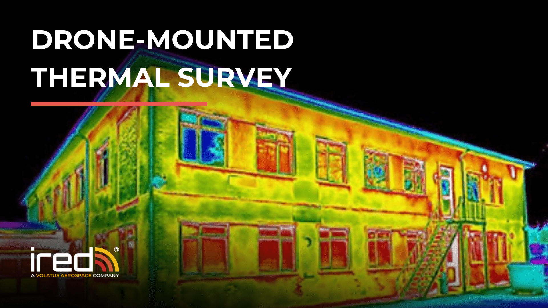 Drone-Mounted Thermal Survey of a UK Commercial Building - iRed Limited